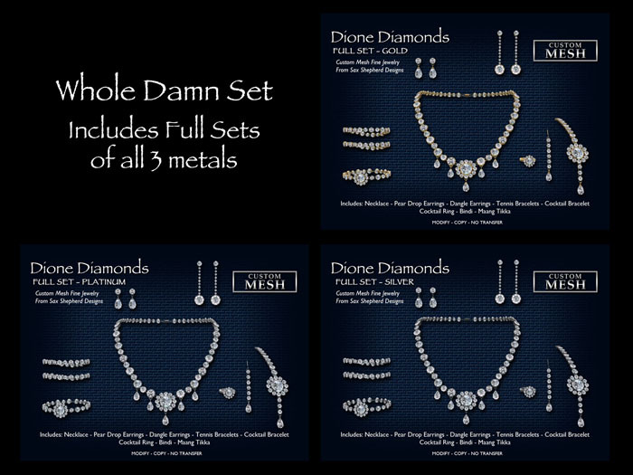!SSD ~ Frills ~ Dione Diamonds (Whole Damn Pack)