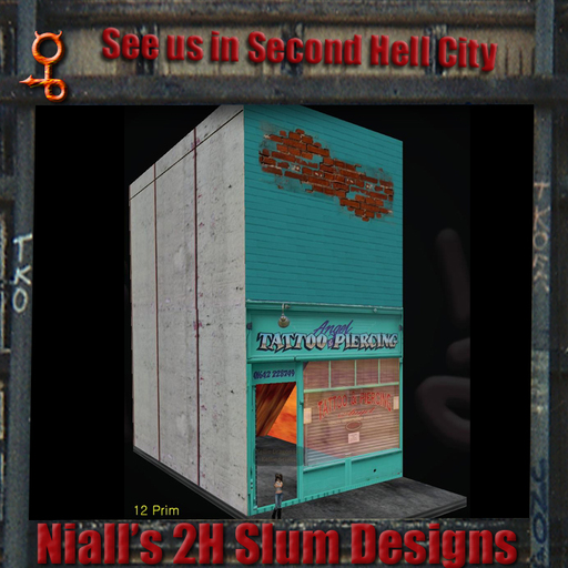 2H Building - Angel Tattoo & Piercing (10x25)