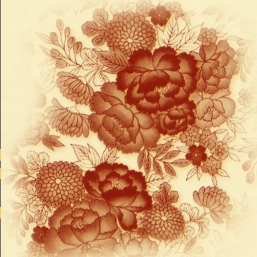 Faded flower cloth
