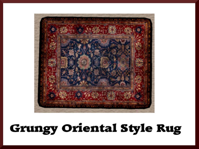 Grungy Oriental Syle Rug