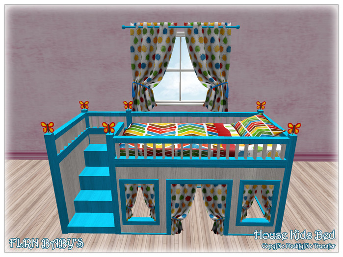 House Kids Bed Blue [BOXED]