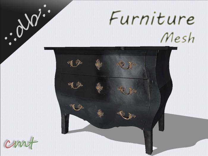 ::db furniture:: Black dresser commode