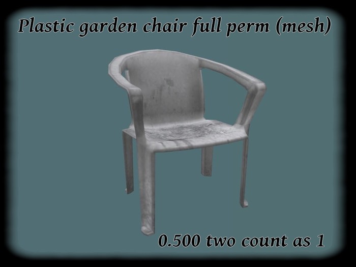 plastic garden chair full perm(mesh)
