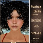 o))IndiraLove Skins  ((o~Mexican Chillie~Sunkiss ~Natural