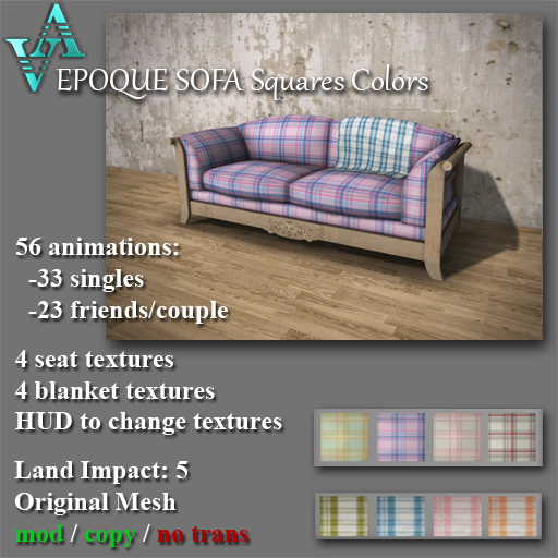 Atelier Visconti Epoque Sofa Squares