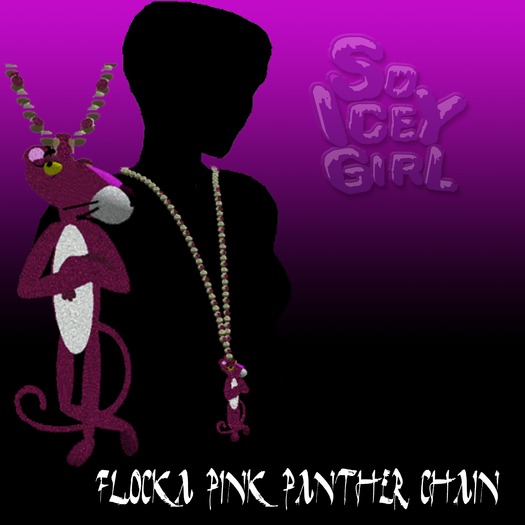 Second Life Marketplace - Flocka Pink Panther chain (F)