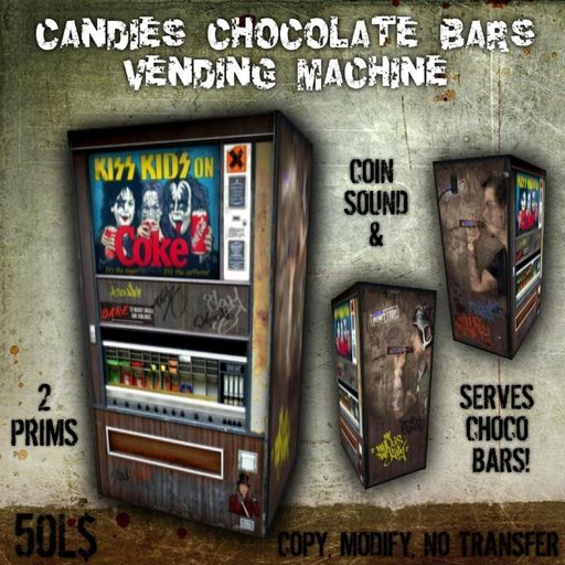 Candies & Chocolate Bars Vending Machine 