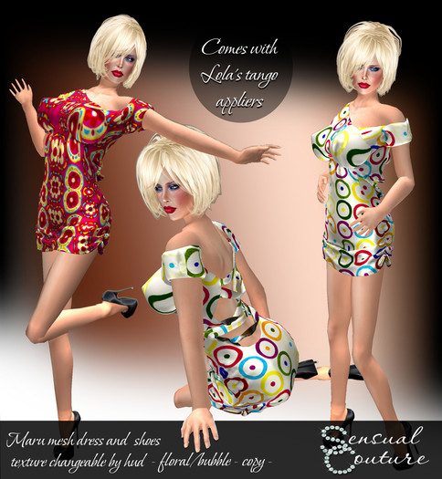 Mesh MARU  * floral/bubble *