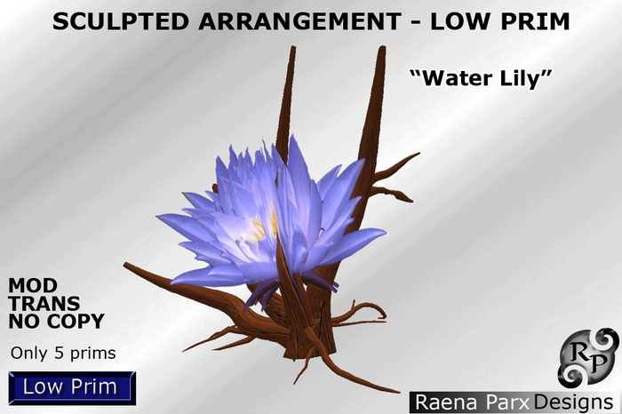 SCULPT ARRANGEMENT - WATER LILY - *RPD*