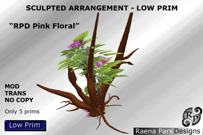 SCULPT ARRANGEMENT - RPD PINK FLORAL