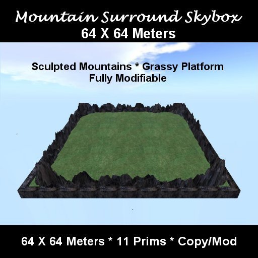 Mountain Surround Skybox 64X64M
