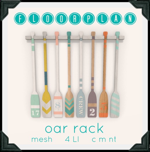 floorplan. oar rack [ boxed ]