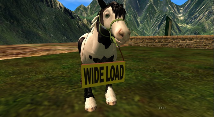 Wide Load Horse Neck Sign (WH Draft) template dark