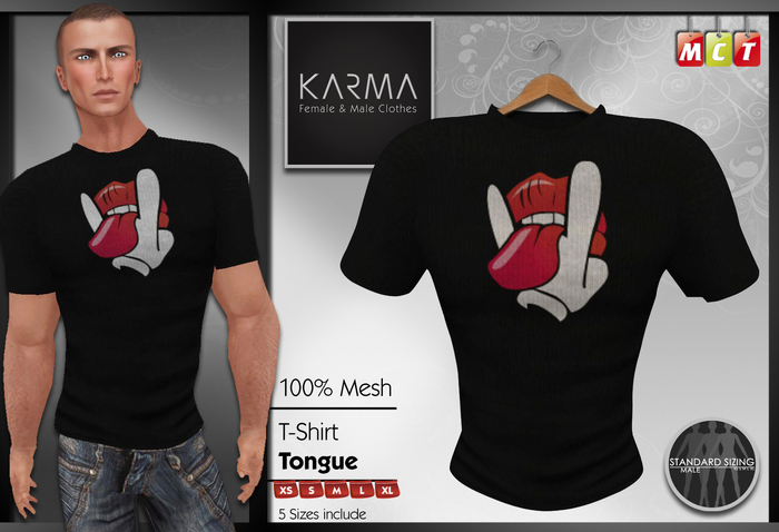 Karma - Mesh T-Shirt Tongue