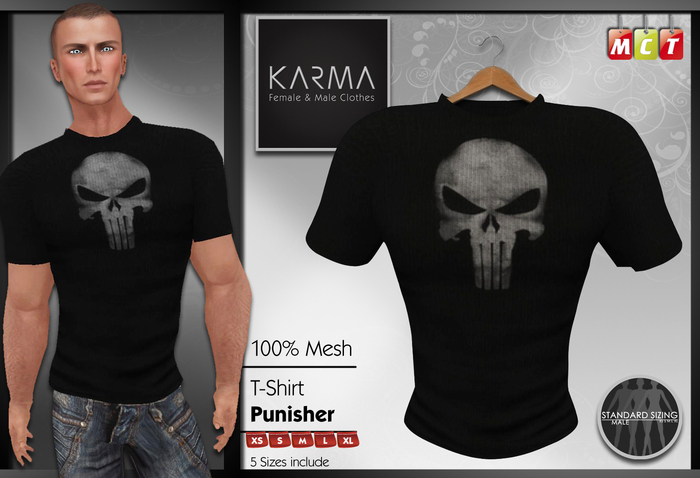 Karma - Mesh T-Shirt Punisher