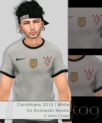 Tag. [Corinthians 2013 Ed. Bicampeao Mundial] White