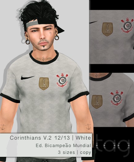 Tag. [Corinthians 2012 Ed. Bicampeao Mundial] White