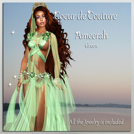 Coeur de Couture Ameerah Green