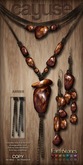 EarthStones Cayuse Jewelry Set - Amber (BOX)