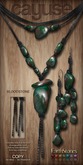 EarthStones Cayuse Jewelry Set - Bloodstone (BOX)