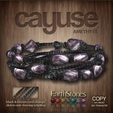 EarthStones Cayuse Jewelry Set - Moss Agate (BOX)