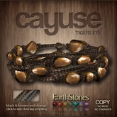 EarthStones Cayuse Jewelry Set - Moss Agate (BOX)