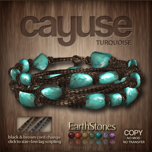 EarthStones Cayuse Bracelet - Turquoise (BOX)