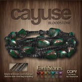 EarthStones Cayuse Jewelry Set - Moss Agate (BOX)