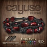 EarthStones Cayuse Jewelry Set - Moss Agate (BOX)