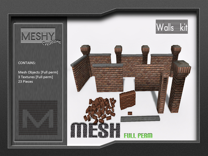 walls kit  MESH FULL PERM