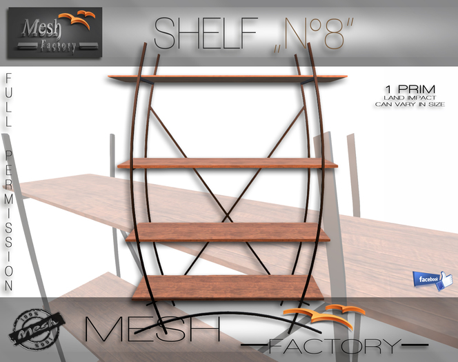 Shelf "No8" [c/m/t]