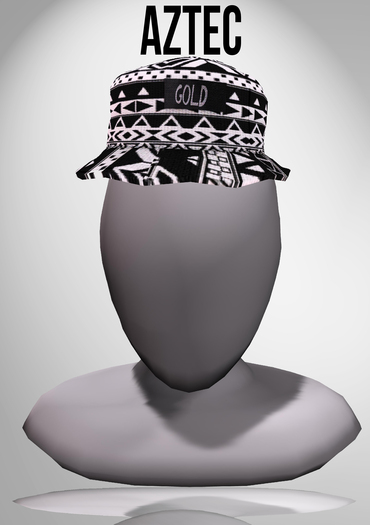 [Gold] Bucket Hat Aztec