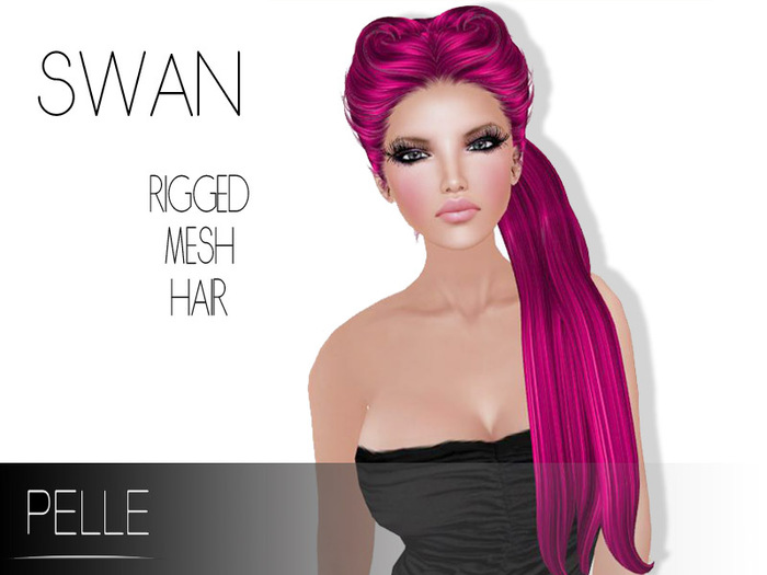 Pelle - SAHANA 100% RIGGED MESH HAIR BLACK