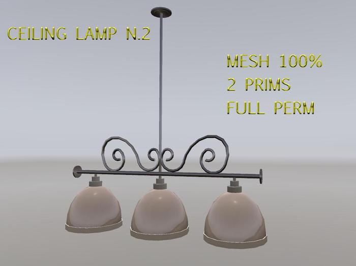 CEILING LAMP N.2 MESH FULL PERM