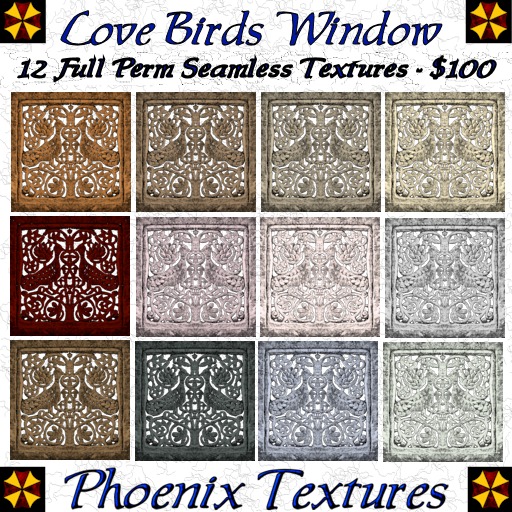 Phoenix Textures - Tiled Glass Window