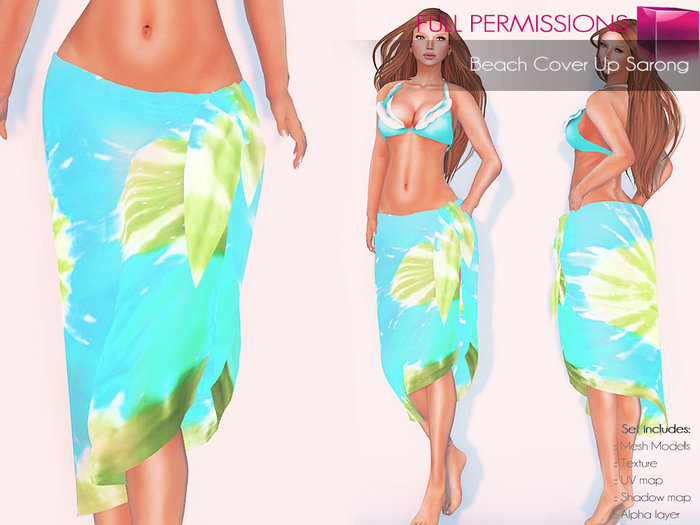 MI86999 Beach Cover Up Sarong