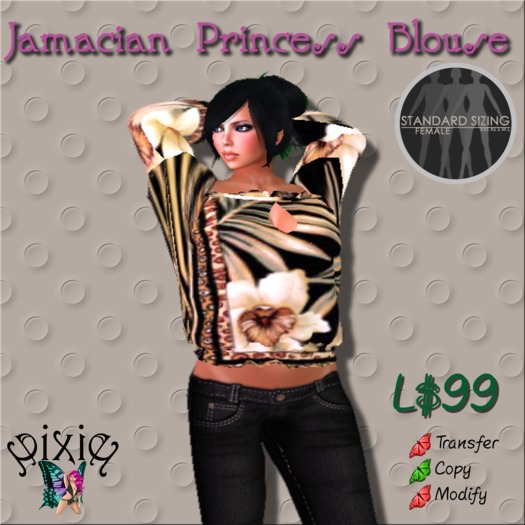 *Pixie* Jamaican Princess 