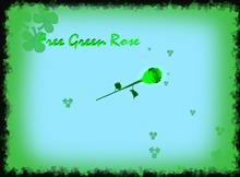 Free Scripted Lucky Green Rose