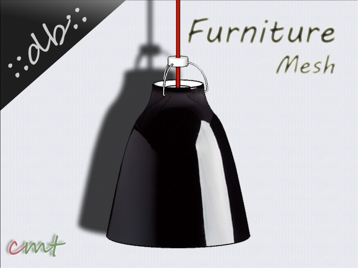 ::db furniture:: Black chrome hanging lamp