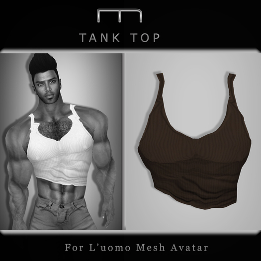 (M) Tank Top - (For L'uomo Mesh Avatar)