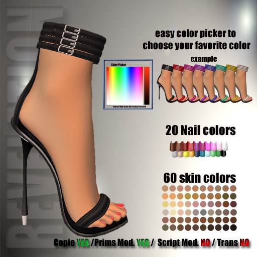 Revelation Babara III  sculpt high heels
