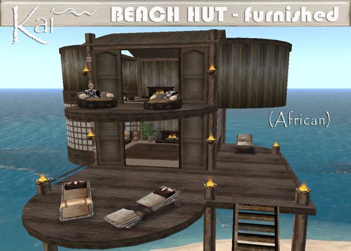 KAI - BEACH HUT- FURNISHED - (African) - COPY
