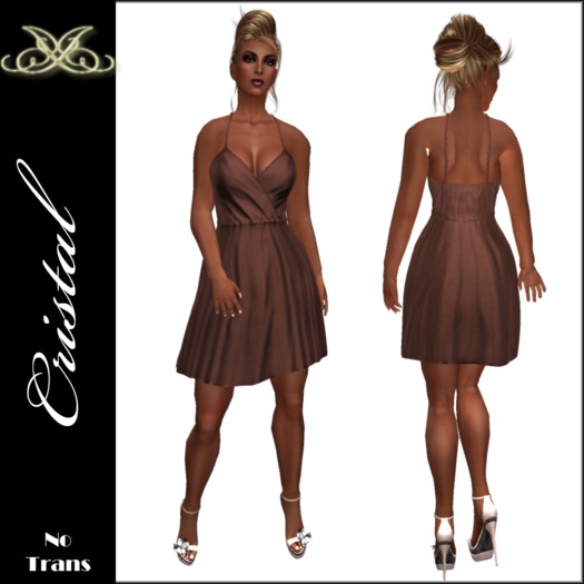 JCD Cristal White Mesh Dress bagged