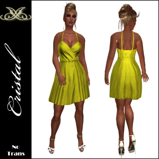 JCD Cristal White Mesh Dress bagged