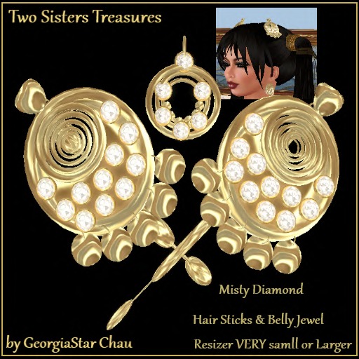 TST Misty Diamond Hair Pic's & Belly Rings