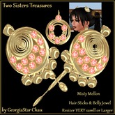TST Tangle Aqua Hair Jewels