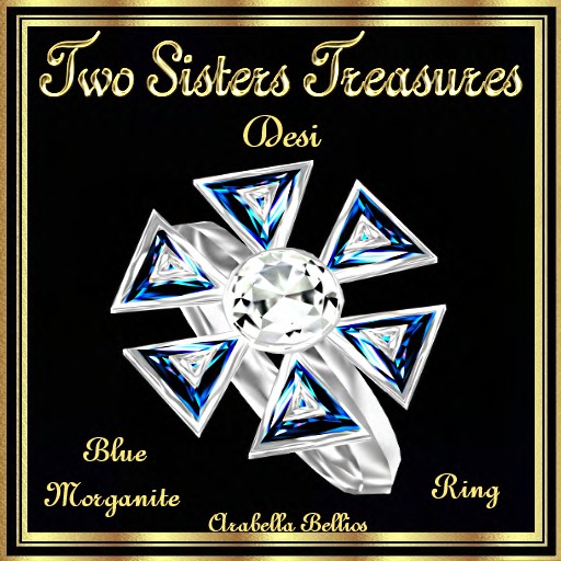 TST - SPARROW BLUE DIAMOND RING YG