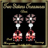 TST - DESI PINK MORGANITE EARRINGS WG