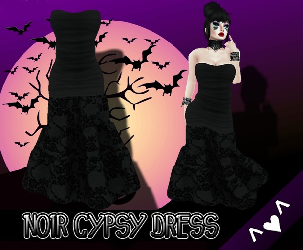 ^v^DRBC^v^ Noir Gypsy Dress