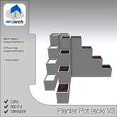 netzwerk - planter pot eck V1 (boxed)